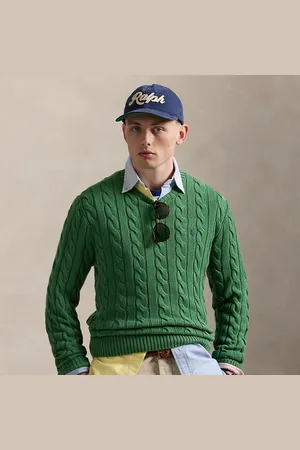 Ralph Lauren Kabelgebreide katoenen trui