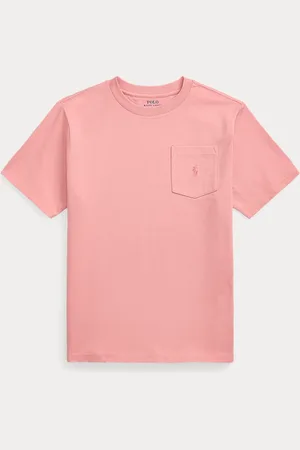 Ralph Lauren Katoenen jersey T-shirt met borstzakje