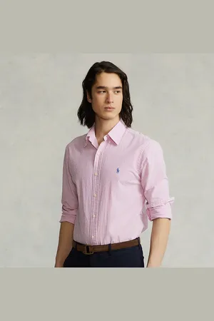 Ralph Lauren Classic fit seersucker overhemd