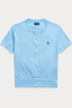 Ralph Lauren Katoenen vest met ronde hals korte mouw