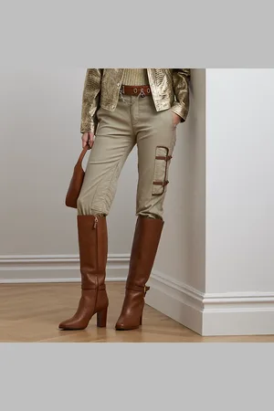 Ralph Lauren Jodhpur keperstof broek van katoenmix