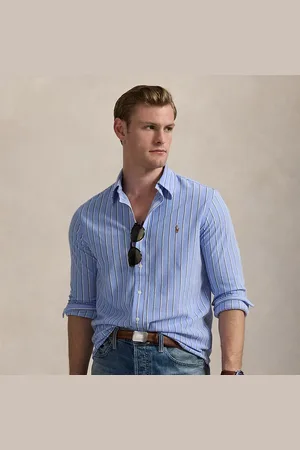 Ralph Lauren Gestreept gebreid Oxford overhemd