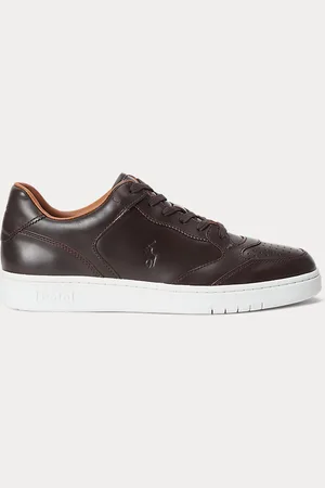 Ralph Lauren Leren tennissneaker