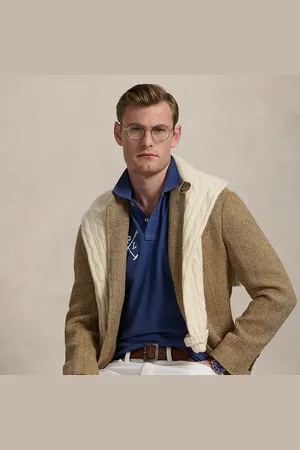 Ralph Lauren Custom slim mesh Polo-shirt met Big Pony