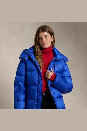 Ralph Lauren Waterafstotende doorgestikte donsjas
