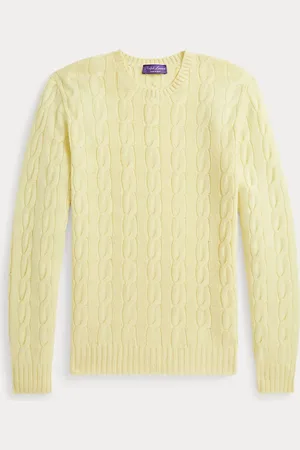 Ralph Lauren Kabelgebreide kasjmier trui