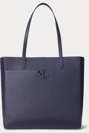 Ralph Lauren Cameryn grote gegranuleerd leren tas
