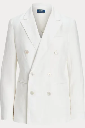 Ralph Lauren Linnen double-breasted blazer