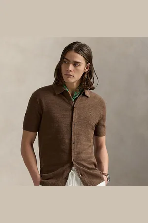 Ralph Lauren Katoen-linnen trui met textuur