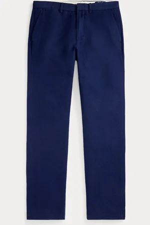 Ralph Lauren Straight fit pied-de-poule keper broek