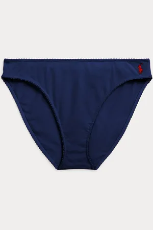 Ralph Lauren Bikinibroekje met geschulpte afwerking