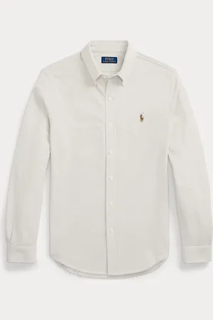 Ralph Lauren Gebreid Oxford overhemd