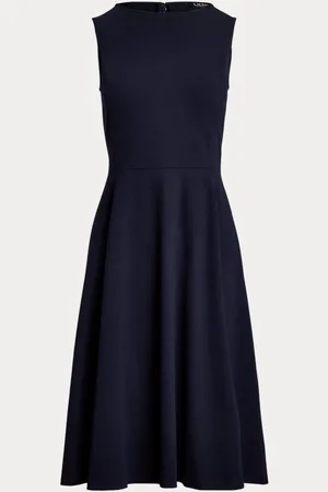 Ralph Lauren Mouwloze ponté jurk