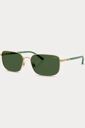 Ralph Lauren Heritage zonnebril met rugbystreep