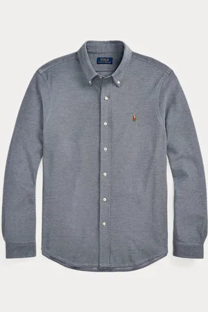Ralph Lauren Gebreid Oxford overhemd
