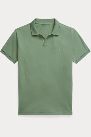 Ralph Lauren Custom slim mesh Polo-shirt met stretch