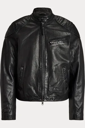 Ralph Lauren Leren caféracer jack