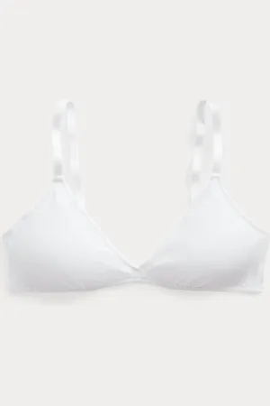Ralph Lauren Driehoekige bralette met geschulpte rand