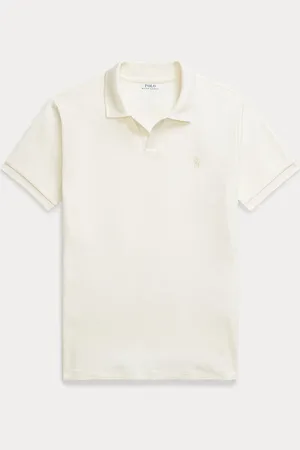 Ralph Lauren Custom slim mesh Polo-shirt met stretch