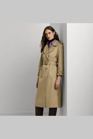 Ralph Lauren Double-breasted trenchcoat met riem