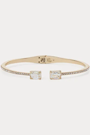 Ralph Lauren Vergulde armband met pavégezette stenen