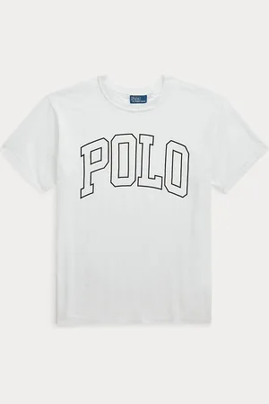 Ralph Lauren Katoenen jersey T-shirt met ronde hals