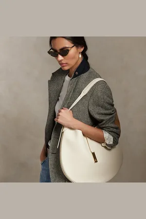 Ralph Lauren Grote leren Polo ID Shoulder tas