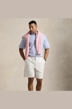 Ralph Lauren Grotere Maten - Polo Prepster chino short met stretch