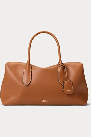 Ralph Lauren Bellport leren tas