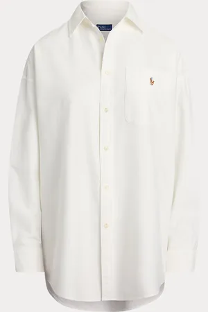 Ralph Lauren Big fit katoenen Oxford overhemd