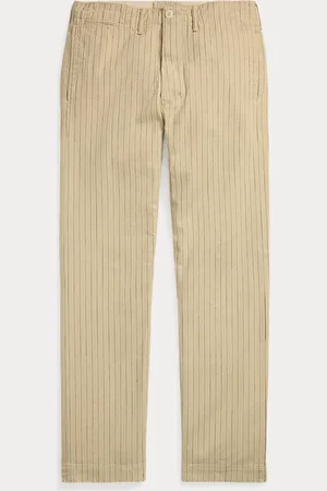 Ralph Lauren Gestreepte keperstof officiersbroek