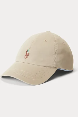 Ralph Lauren Katoenen keperstof baseballpet met Pony