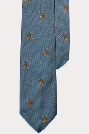 Ralph Lauren Zijden keperstof das met patroon