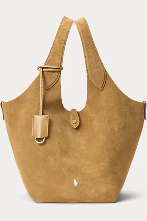 Ralph Lauren Medium suède Polo Play draagtas