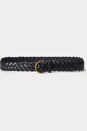 Ralph Lauren Gevlochten kalfsleren riem