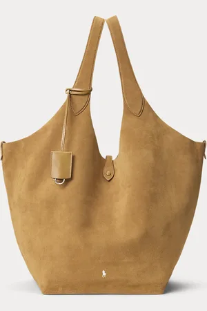 Ralph Lauren Grote suède Polo Play draagtas