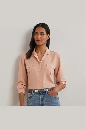 Ralph Lauren Relaxed fit crêpe overhemd
