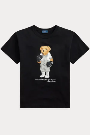Ralph Lauren Katoenen jersey T-shirt met Polo Bear