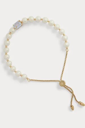 Ralph Lauren Armband met imitatieparels en steentje