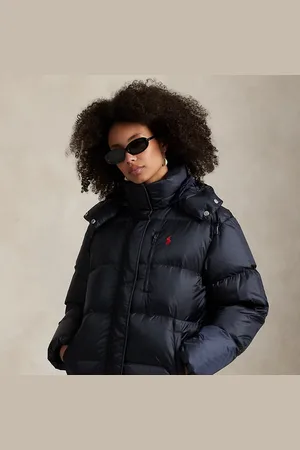Ralph Lauren Waterafstotende doorgestikte donsjas