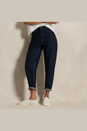Ralph Lauren Jeans met taps toelopende gebogen pijpen