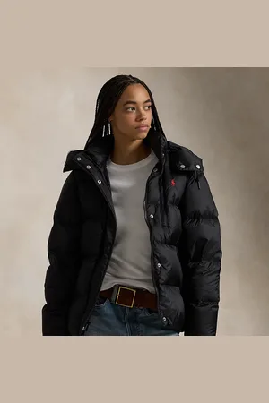 Ralph Lauren Waterafstotende doorgestikte donsjas