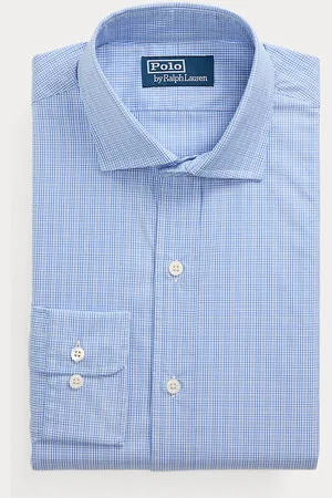 Ralph Lauren Custom fit geruit poplin overhemd