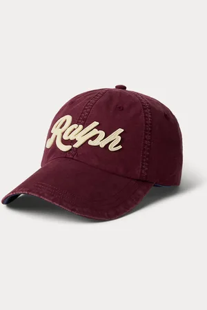 Ralph Lauren Poplin pet met lange klep