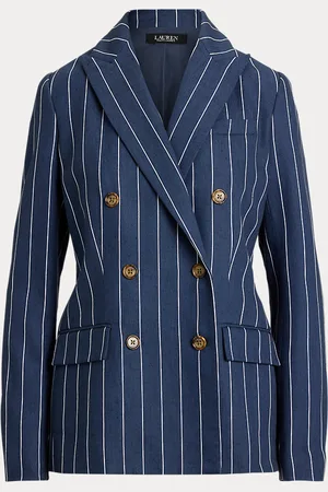 Ralph Lauren Gestreepte double-breasted blazer