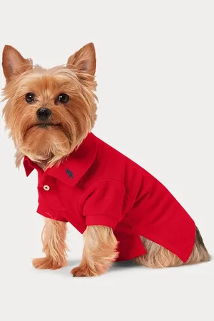 Ralph Lauren Katoenen mesh Polo-shirt voor honden
