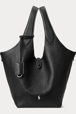 Ralph Lauren Leren Polo Play draagtas