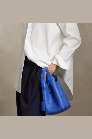 Ralph Lauren Kleine leren Polo Play tas en crossbody