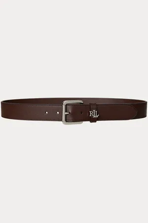 Ralph Lauren Leren riem met logo-houder