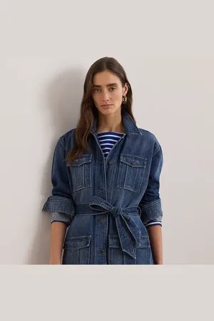 Ralph Lauren Denim overhemdjack met riem